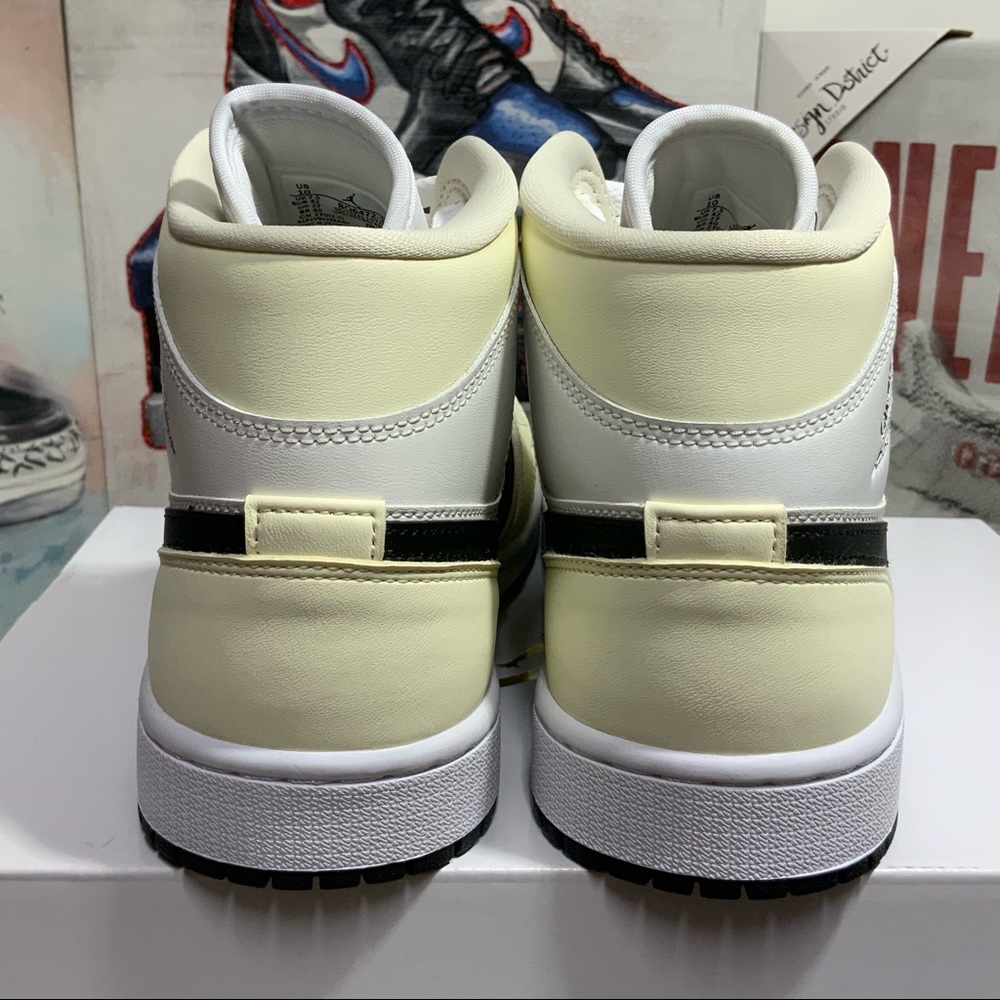 Nike Air Jordan 1 Mid Coconut Milk Women’s Size 10 Available  - BQ6472-121 - Picture 5 of 11